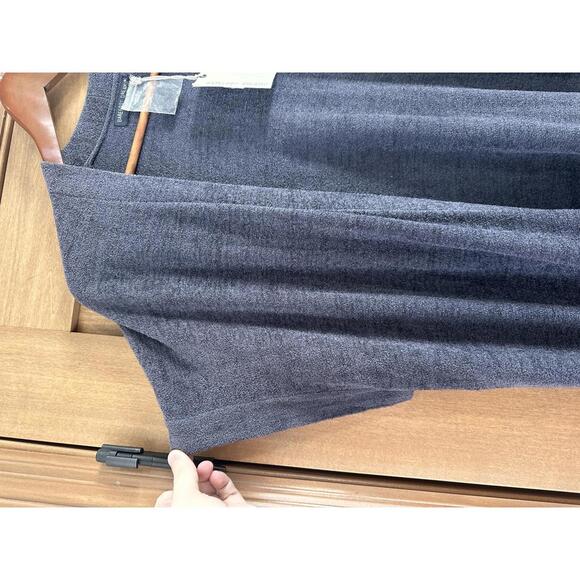 NWT Barefoot Dreams Cozychic Ultra Lite Sleeveless Long Cardigan Pacific Blue XL - Picture 3 of 12